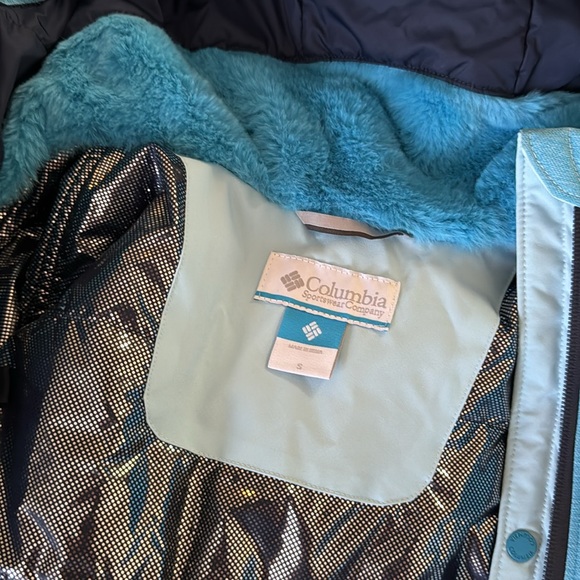 Columbia Sportswear Omni Heat Blue Jacket - Picture 5 of 7